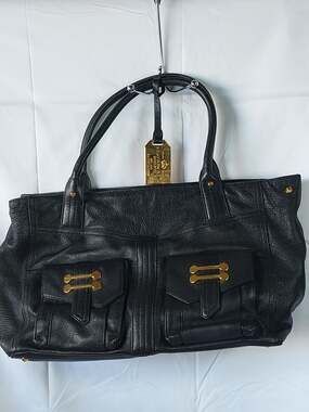 Ralph Lauren Purse/Handbag Black Gold